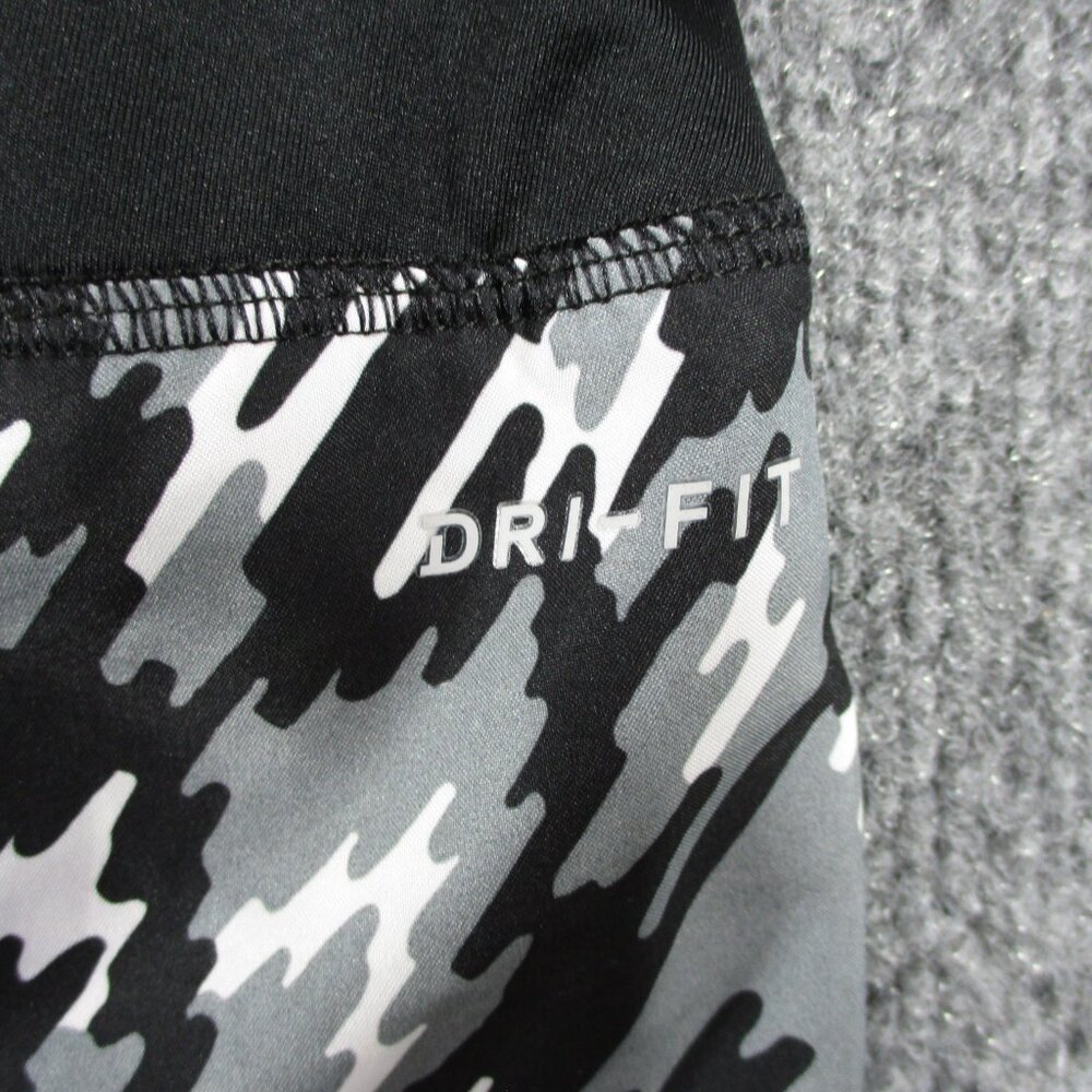 Nike Shorts Women S Black Dri Fit Geometric Athletic Run Lined Inside Pockets - Picture 5 of 12